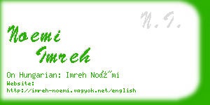 noemi imreh business card